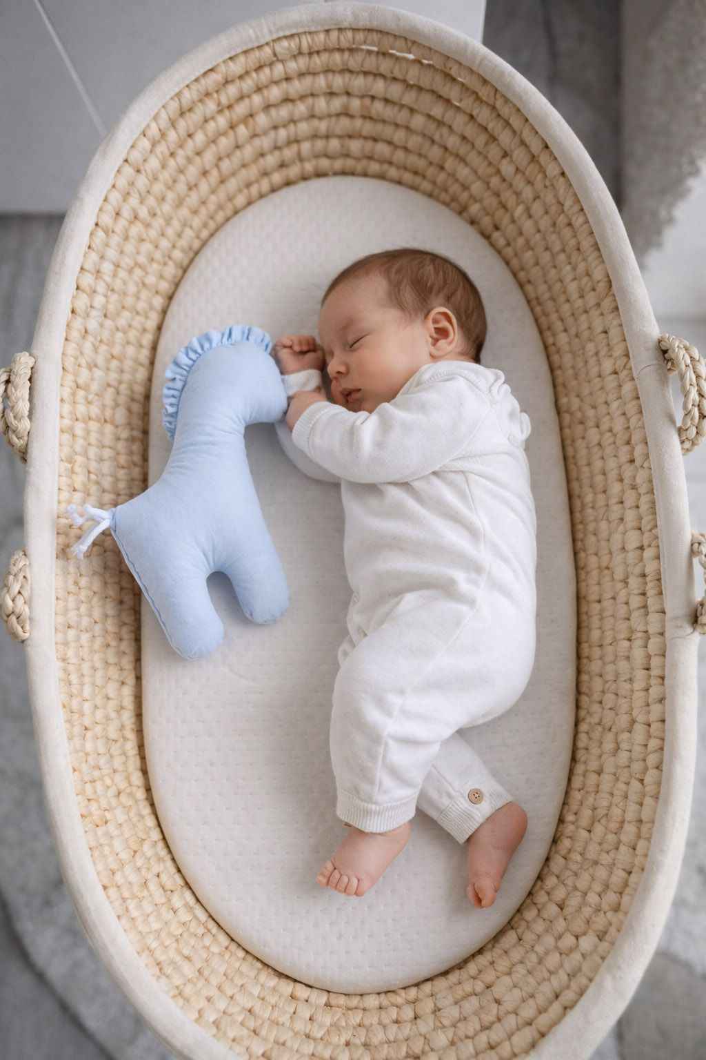 LUCKY Horse - a soft first cuddly toy - Blue