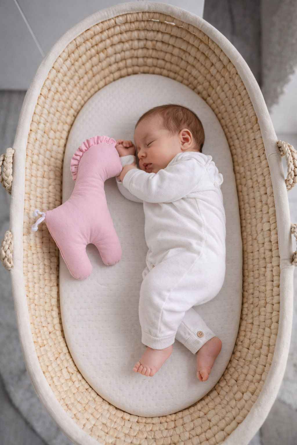 LUCKY Horse - a soft first cuddly toy - Pink