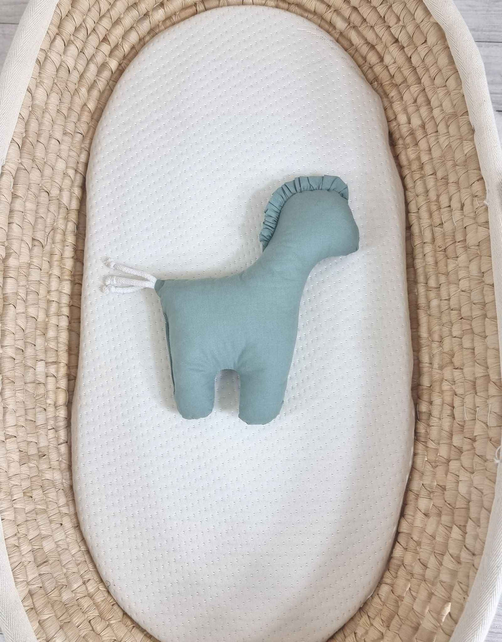 LUCKY Horse - a soft first cuddly toy - Sage