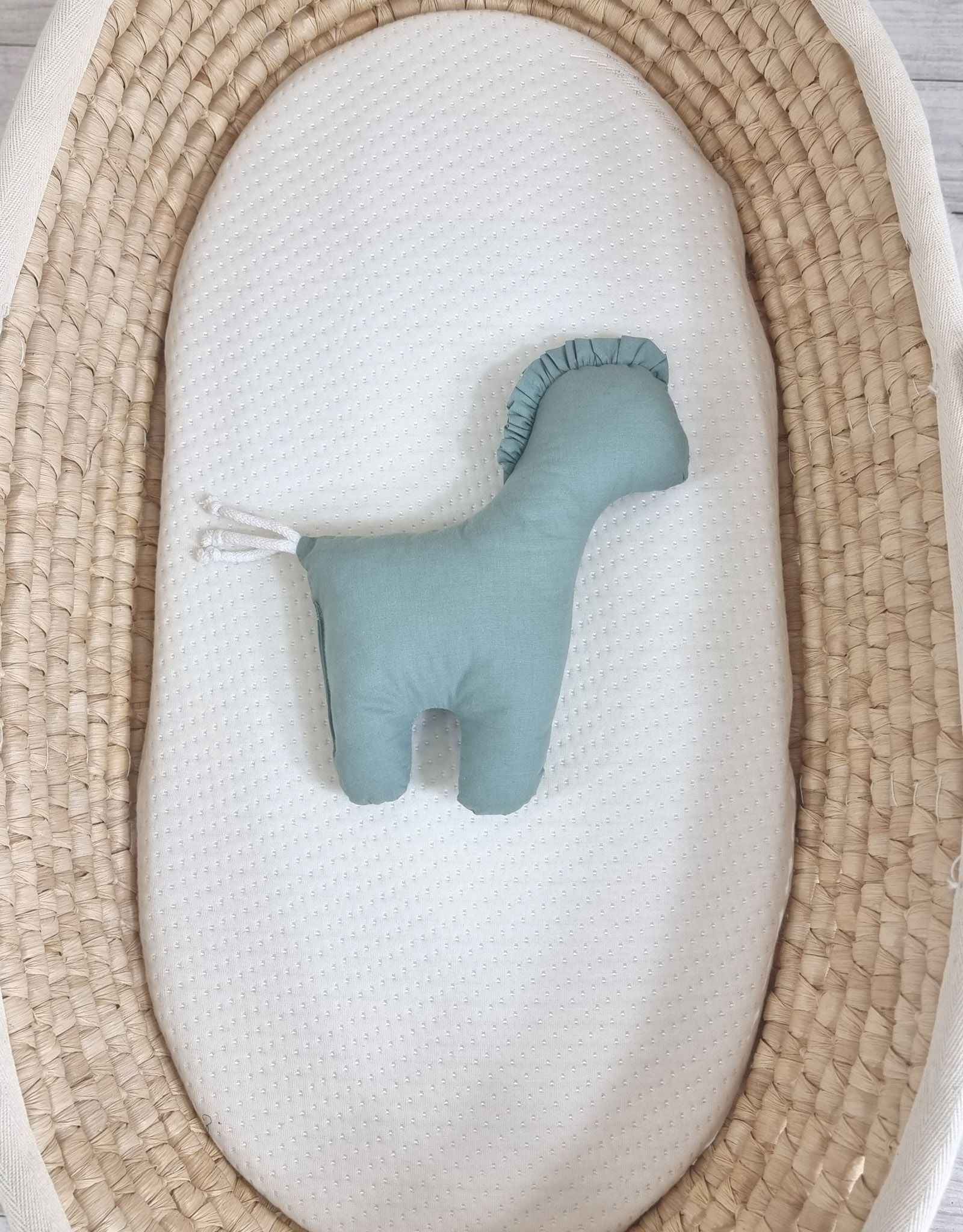 LUCKY Horse - a soft first cuddly toy - Sage