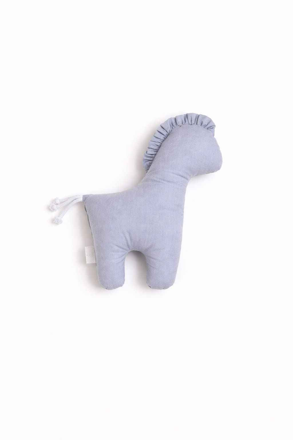LUCKY Horse - a soft first cuddly toy - Grey