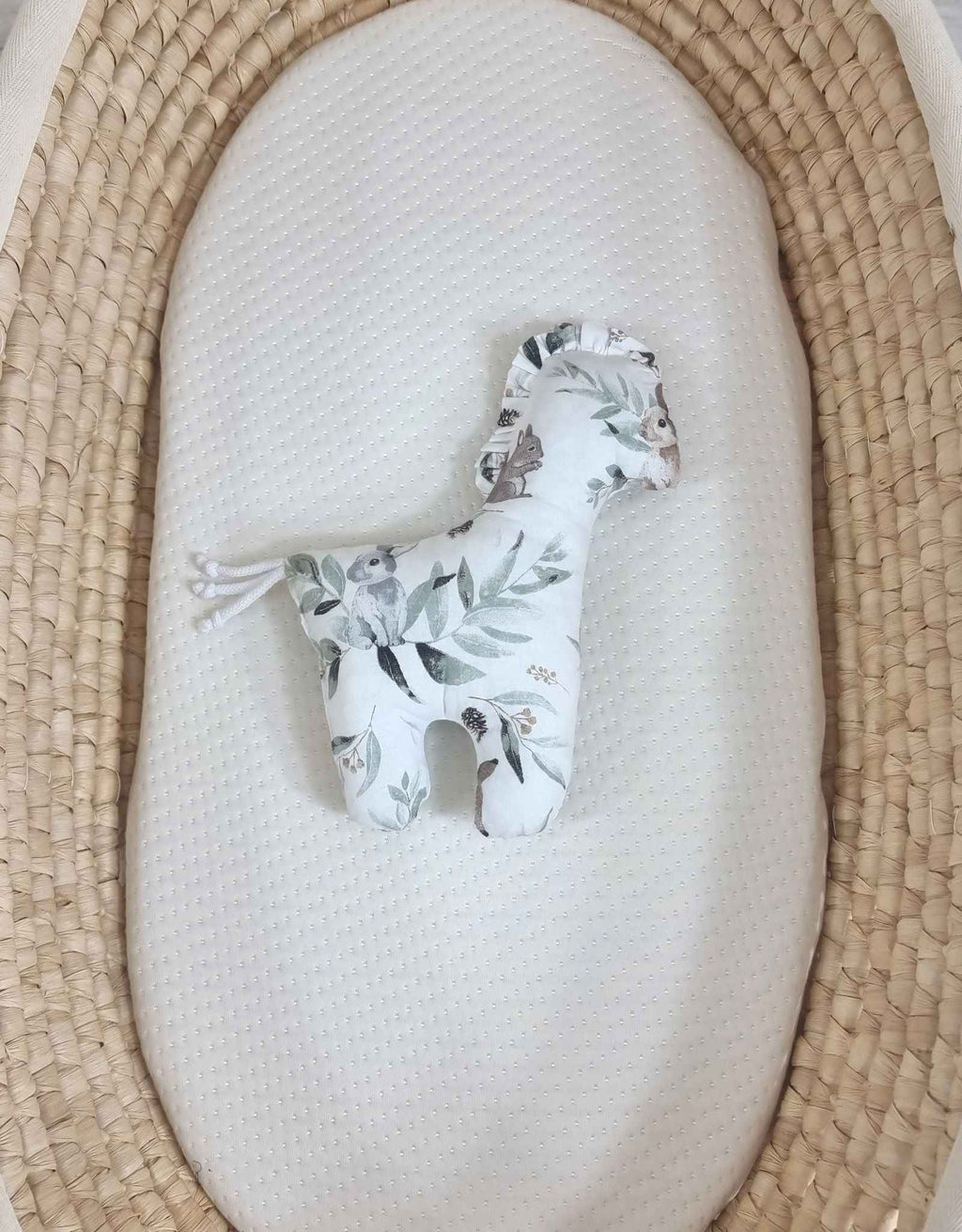 LUCKY Horse - a soft first cuddly toy - Woodland olive