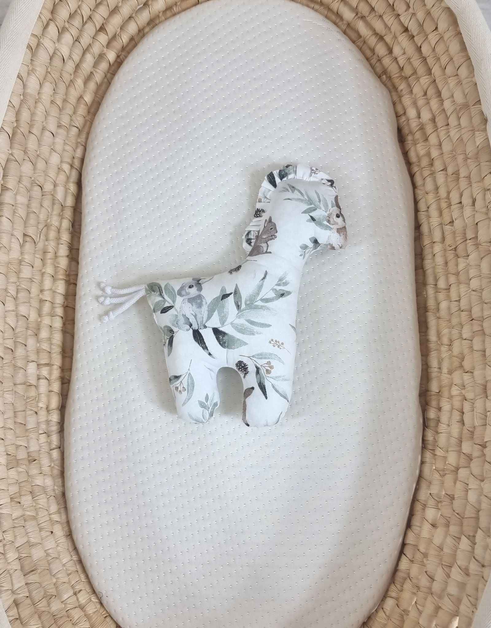 LUCKY Horse - a soft first cuddly toy - Woodland olive