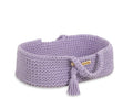 Moses basket BOHO cotton - doll carrier - purple