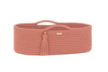 Moses basket BOHO Handmade cotton with mattress - blush