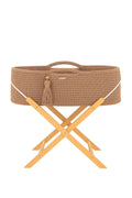 Moses basket BOHO Handmade with stand - sand