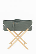Moses basket BOHO Handmade with stand - laurel