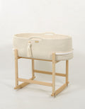 Moses basket BOHO Handmade with cradle - cream