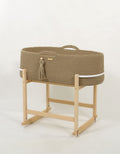 Moses basket BOHO Handmade with cradle - sand