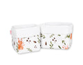 Set of 2 storage baskets - white squirrel