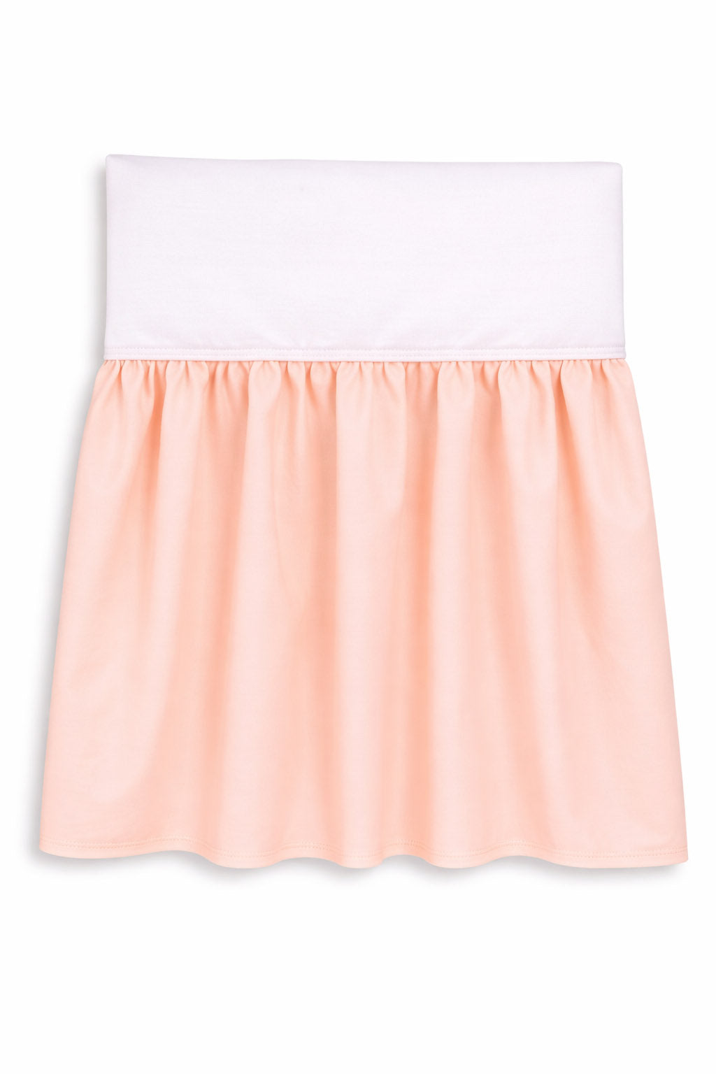 Dust Ruffle Crib - Bed Skirt - Masking flounce 120x60cm - peach