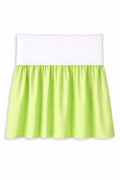 Dust Ruffle Crib - Bed Skirt - Masking flounce 120x60cm - green strips