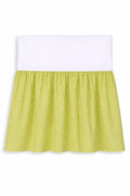 Dust Ruffle Crib - Bed Skirt - Masking flounce 120x60cm - green checkered