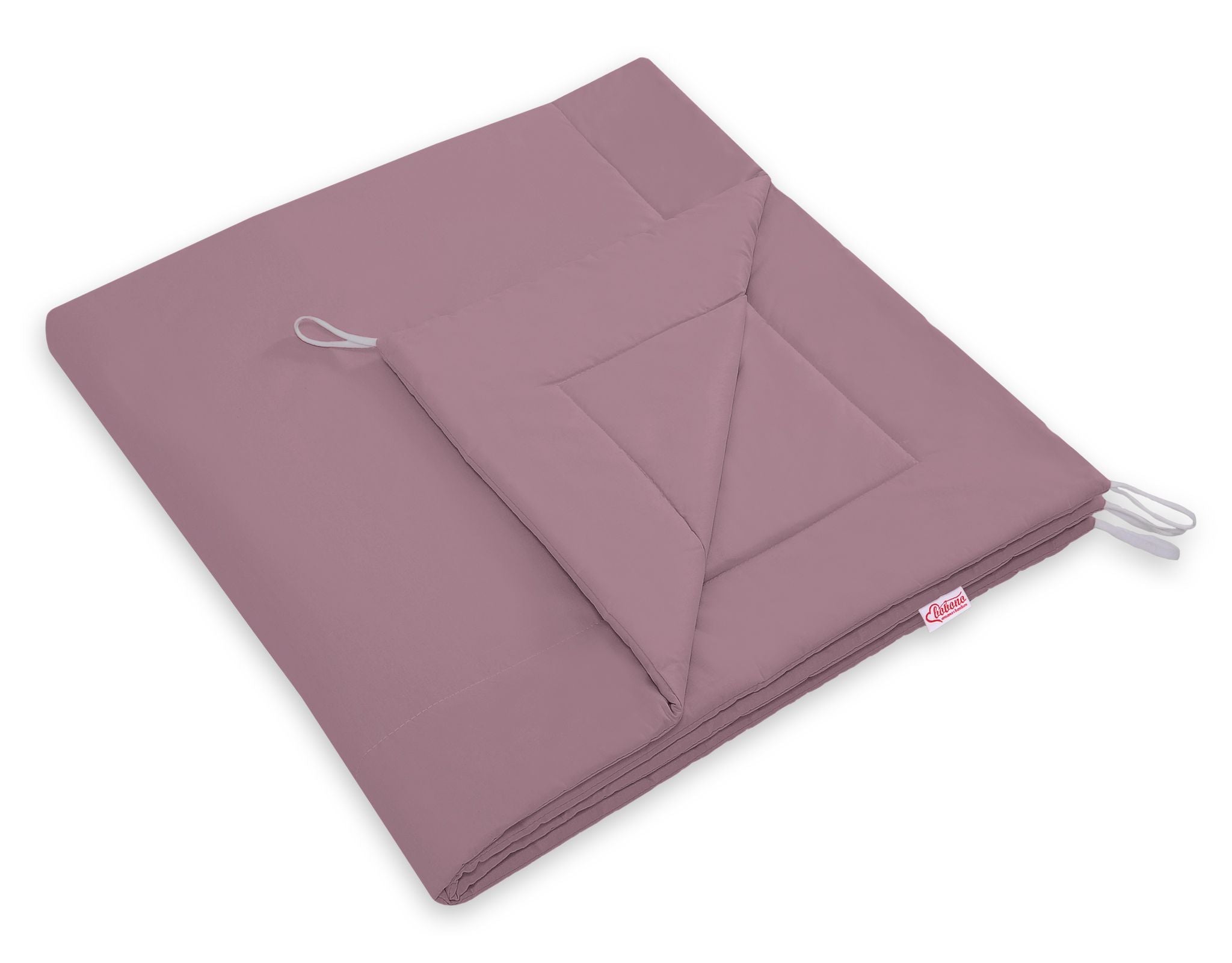 Teepee tent for kids + playmat + pillows + decorative feathers - pastel violet