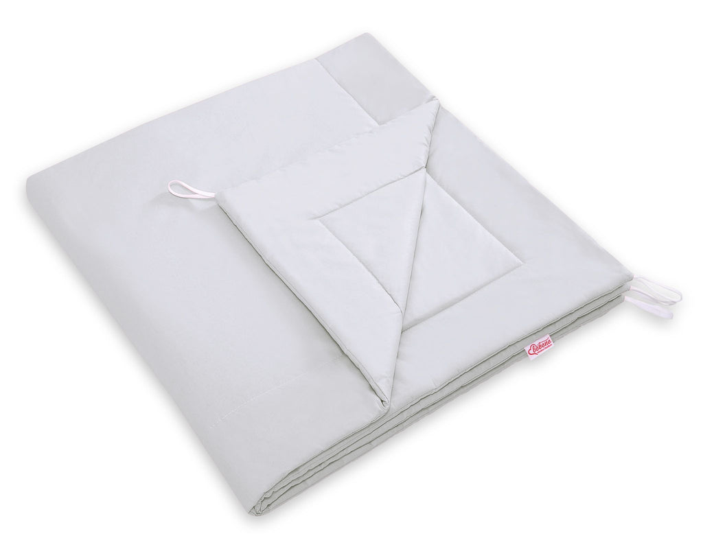 Teepee tent for kids +play mat + decorative feathers - gray