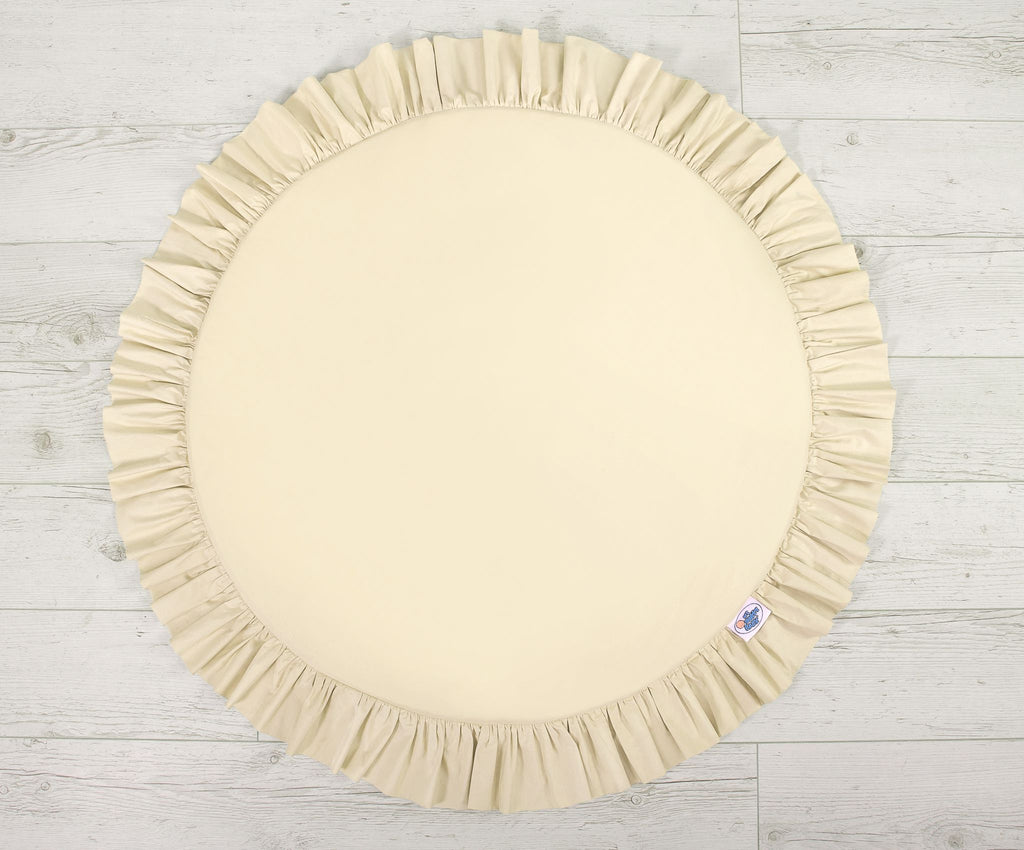 Floor play mat - cream
