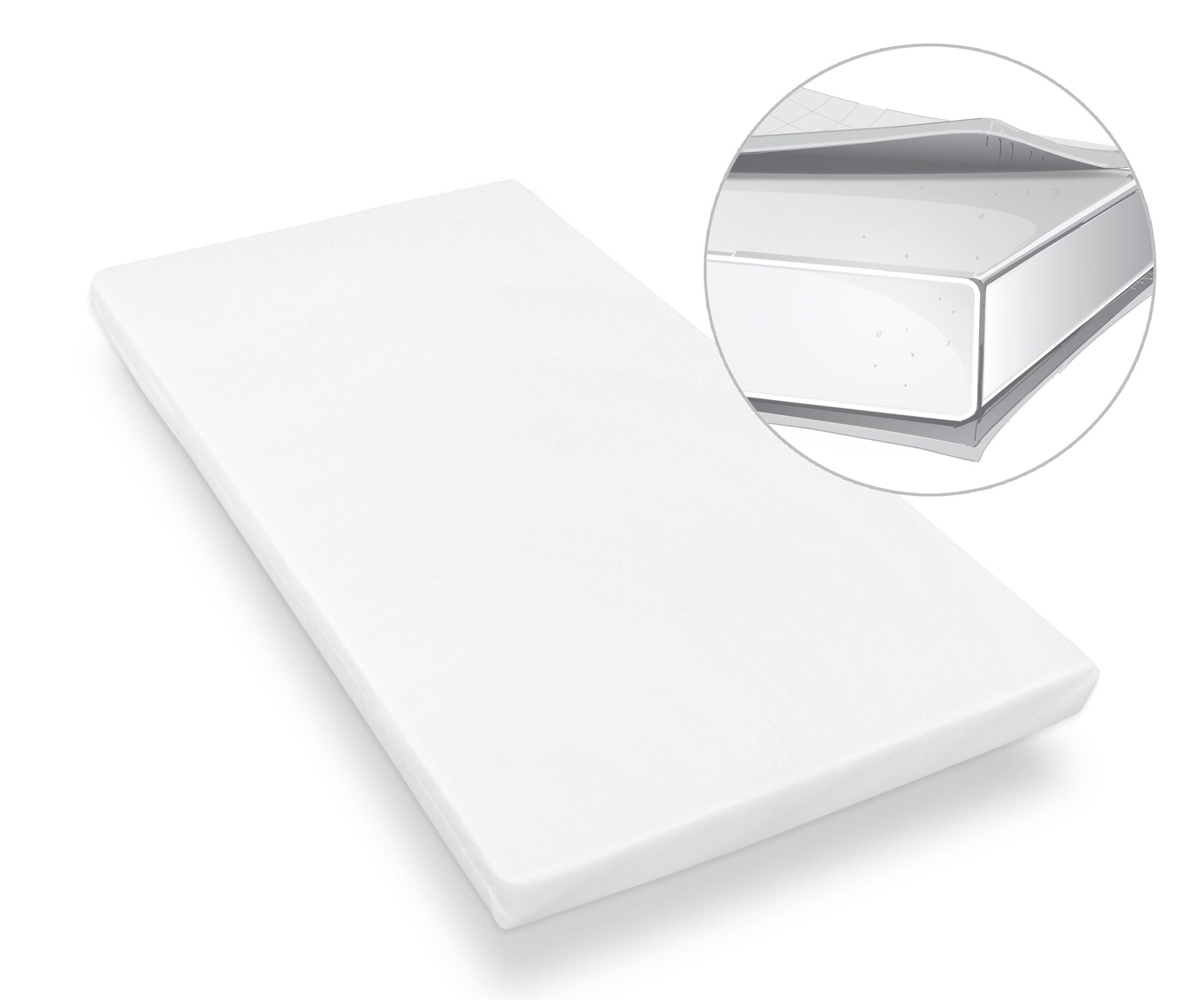 Foam mattress for cot 120x60cm