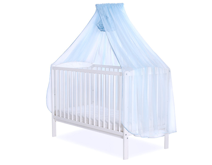 Mosquito-net made of chiffon - blue
