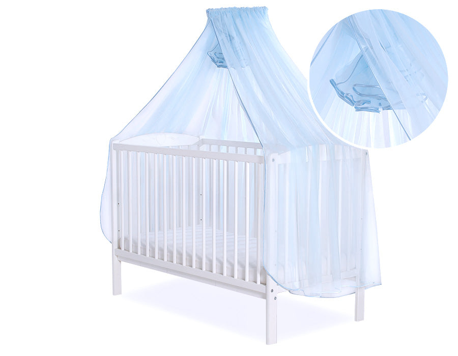 Mosquito-net made of chiffon - blue
