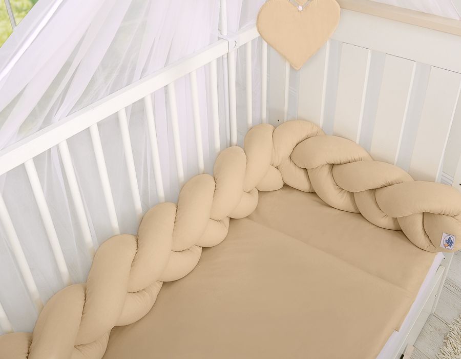 Knot bumper- beige