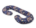 Cotton  pillowcase for pregnancy Pillow C - dream catchers dark blue