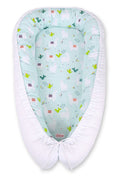 Baby nest double-sided Premium Cocoon for infants BOBONO- lama mint