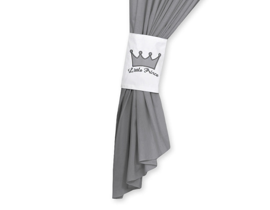 Curtains for baby room- Little Prince/Princess anthracite