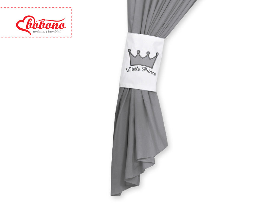 Curtains for baby room- Little Prince/Princess anthracite