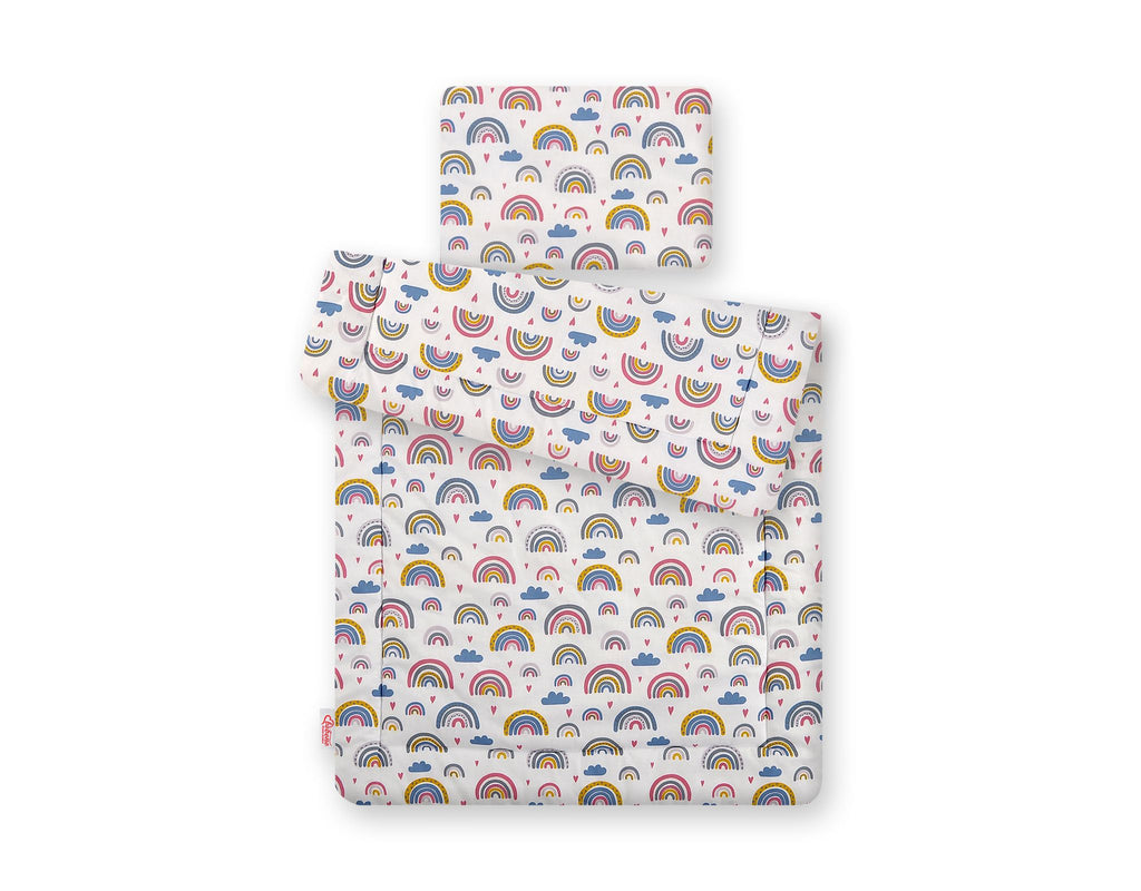 Bedding set 2-pcs 75x100cm NEWBORN - rainbow
