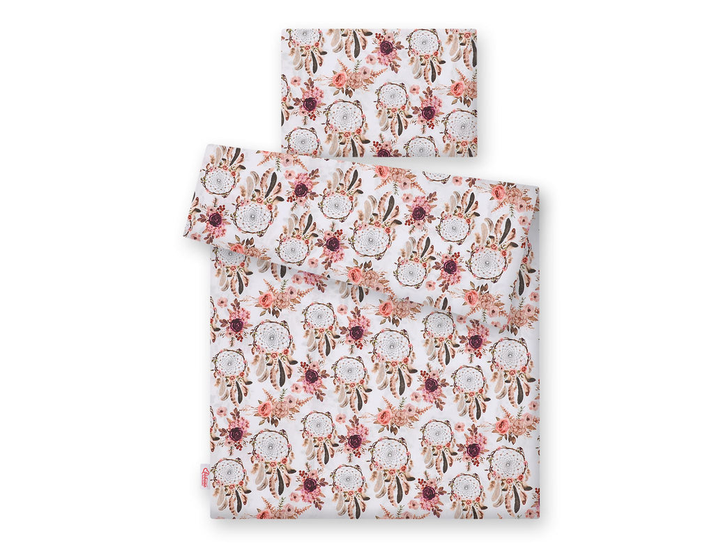 Baby cotton bedding set 2-pcs 135x100 cm- flower dream catchers