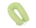 Cotton  pillowcase for pregnancy pillow Longer - Green strips