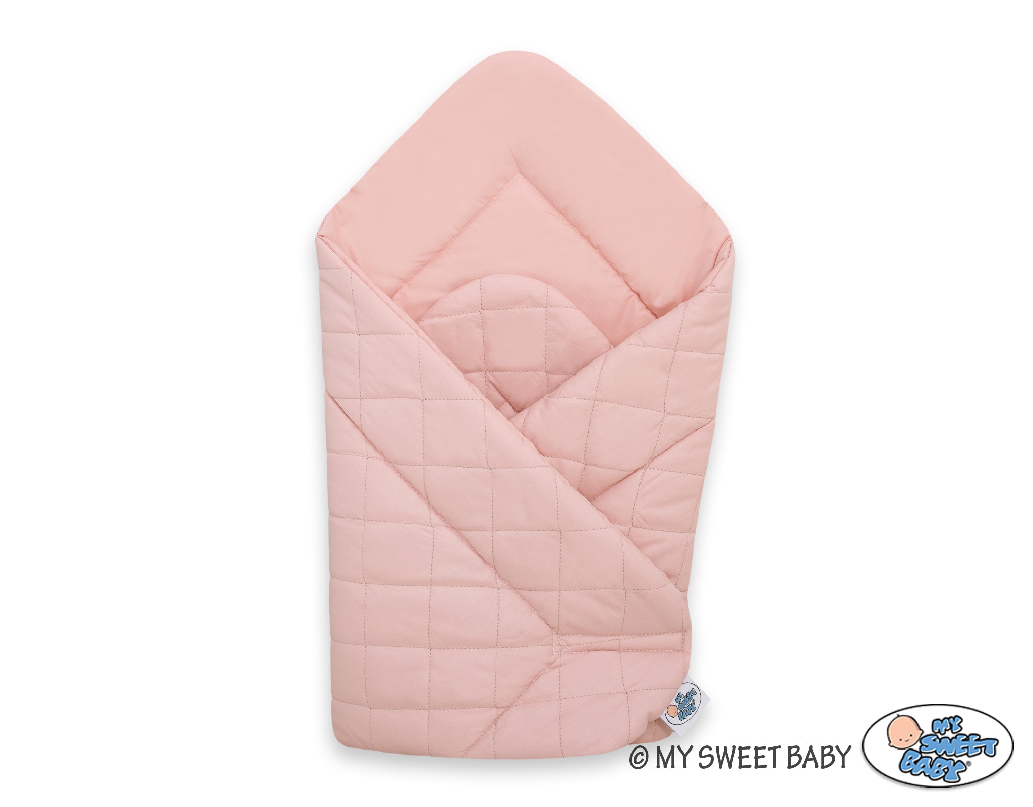 Baby nest quilted - pastel pink