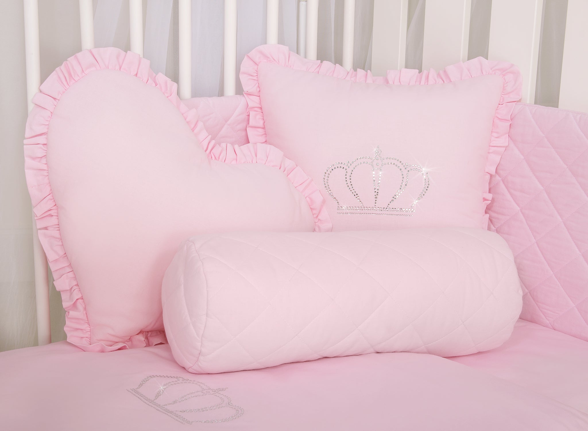 Decorative roller pillow - pink
