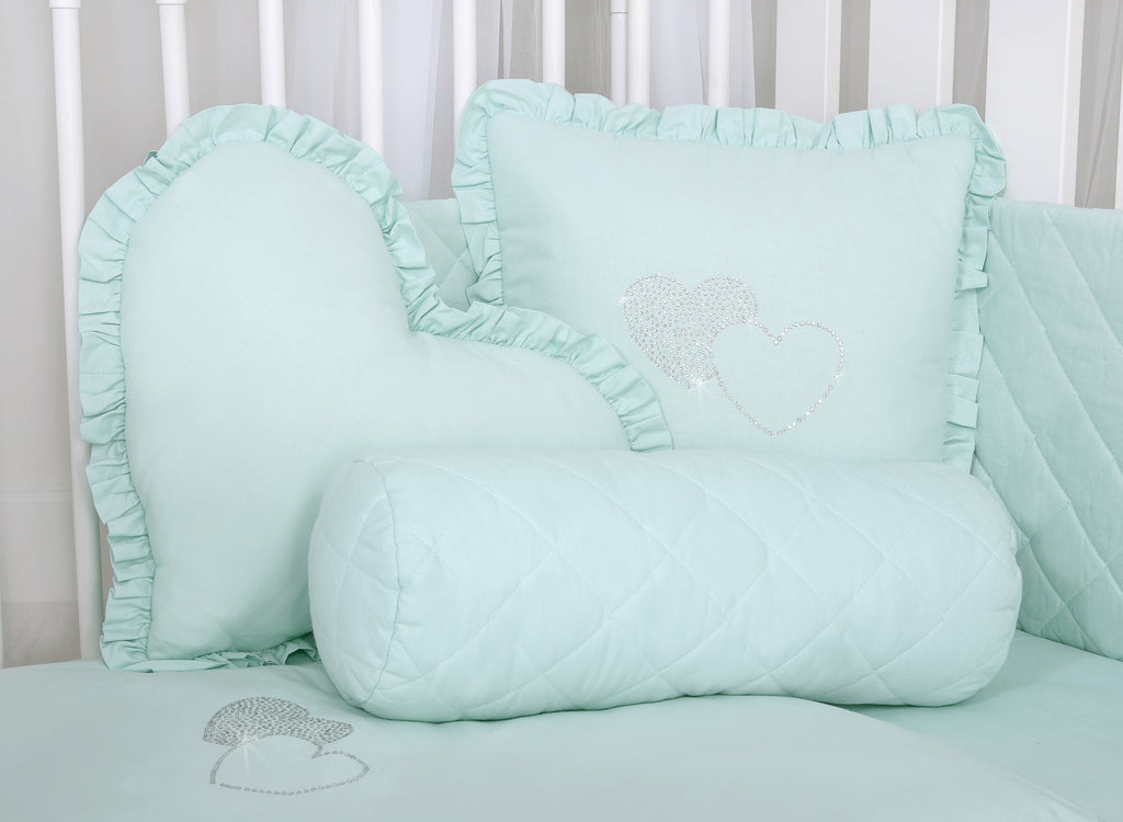 Decorative roller pillow - mint