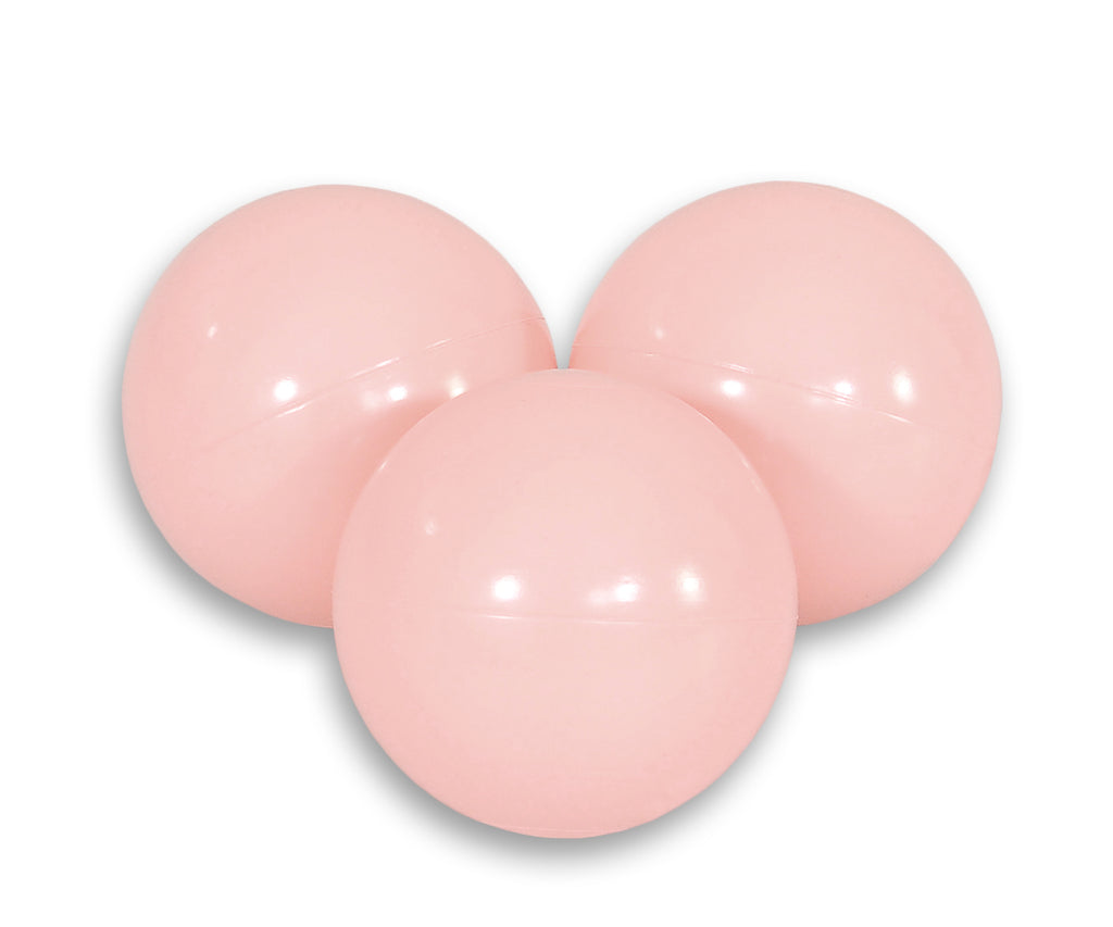 Plastic balls for the dry pool 50pcs - blush