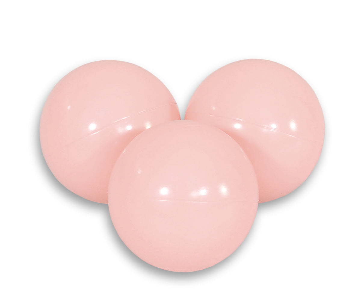 Plastic balls for the dry pool 50pcs - blush