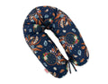 Pregnancy pillow- Longer, removable pillowcase - Dreamcatchers on navy blue