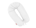 Pregnancy pillow- Longer, removable pillowcase - White
