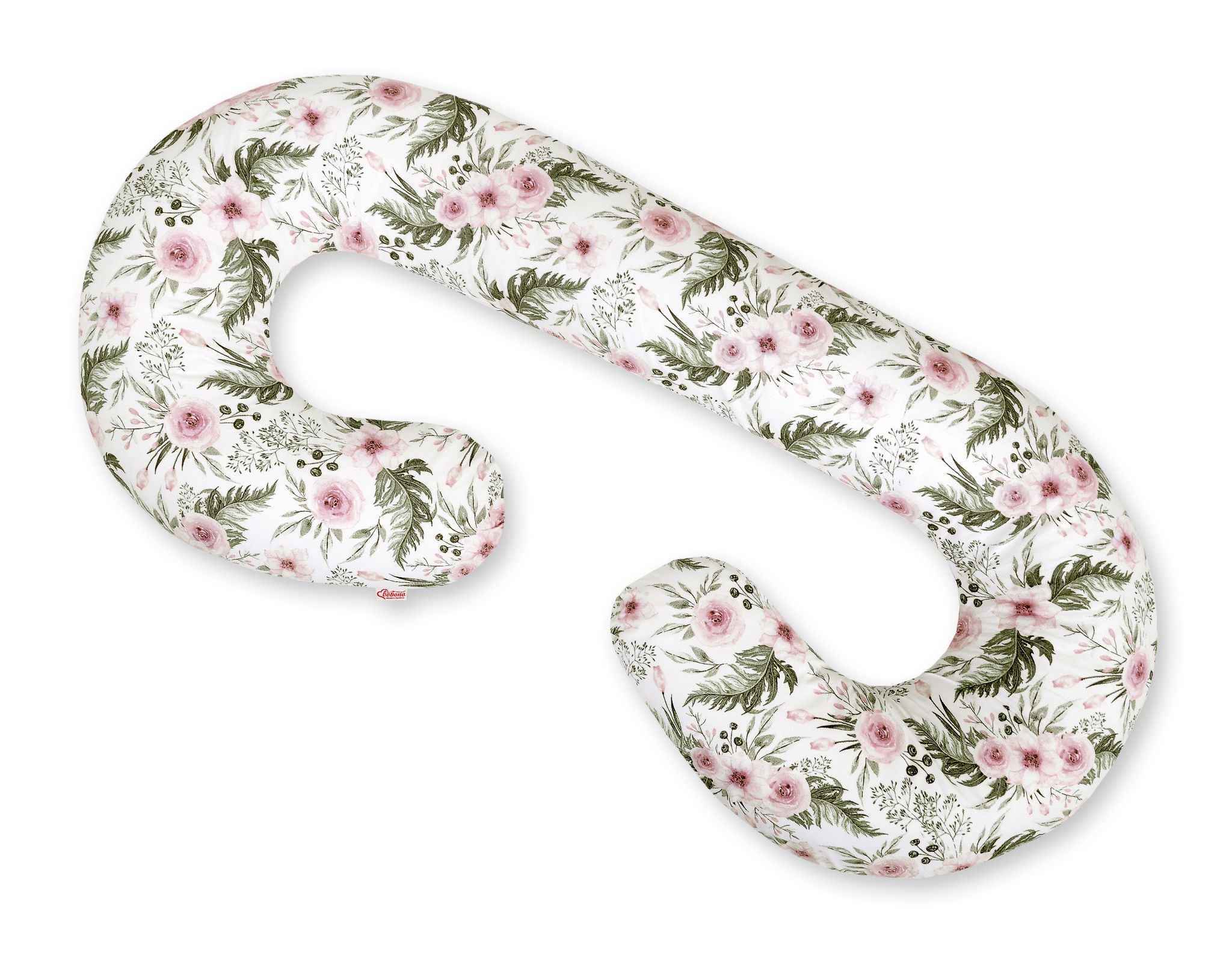 Cotton  pillowcase for pregnancy Pillow C - peony flower pink