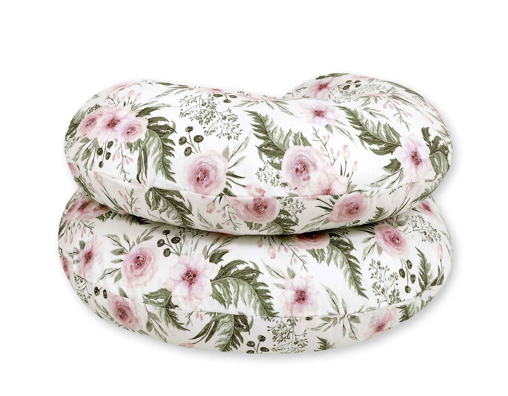 Cotton  pillowcase for pregnancy Pillow C - peony flower pink