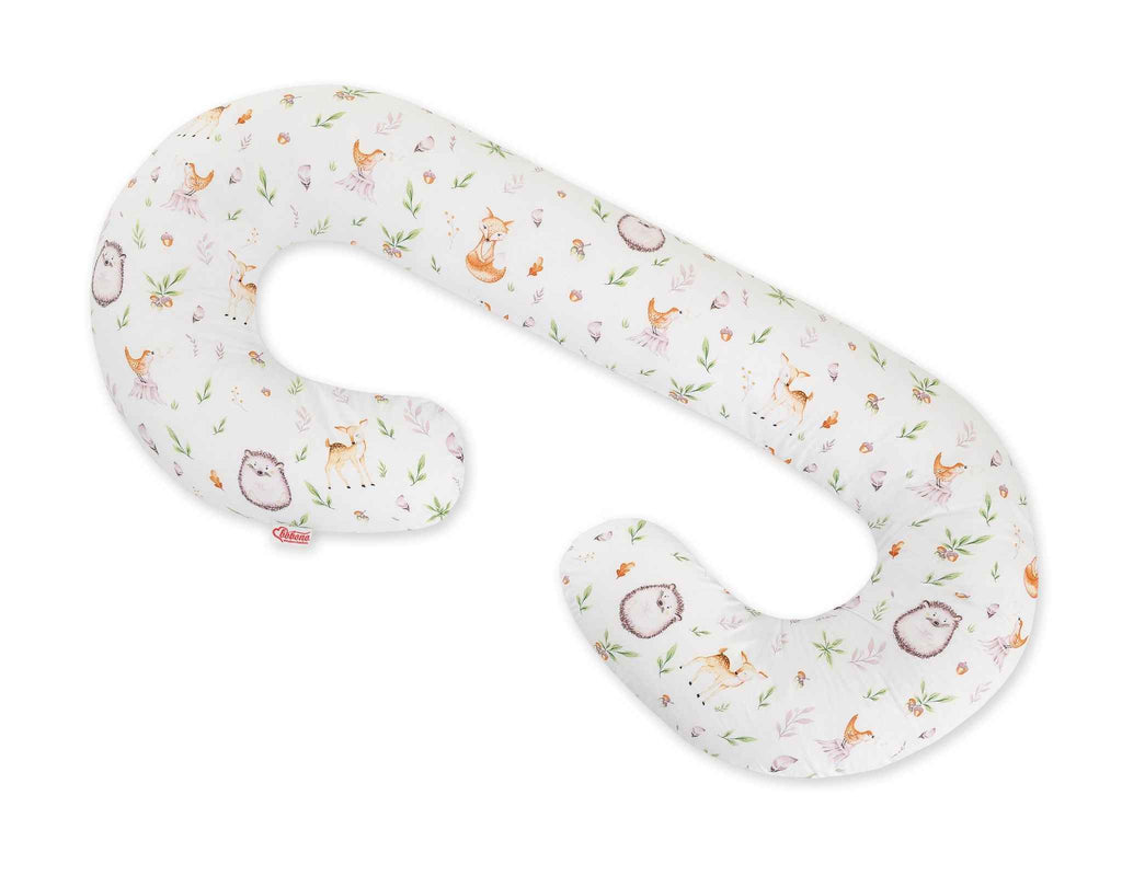 Cotton  pillowcase for pregnancy Pillow C - forest softness