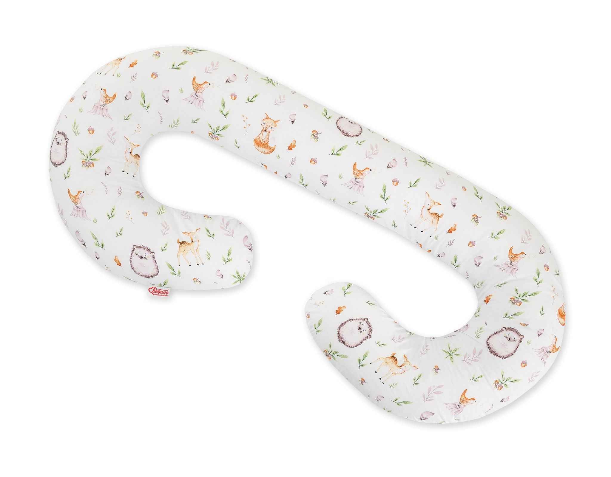 Cotton  pillowcase for pregnancy Pillow C - forest softness