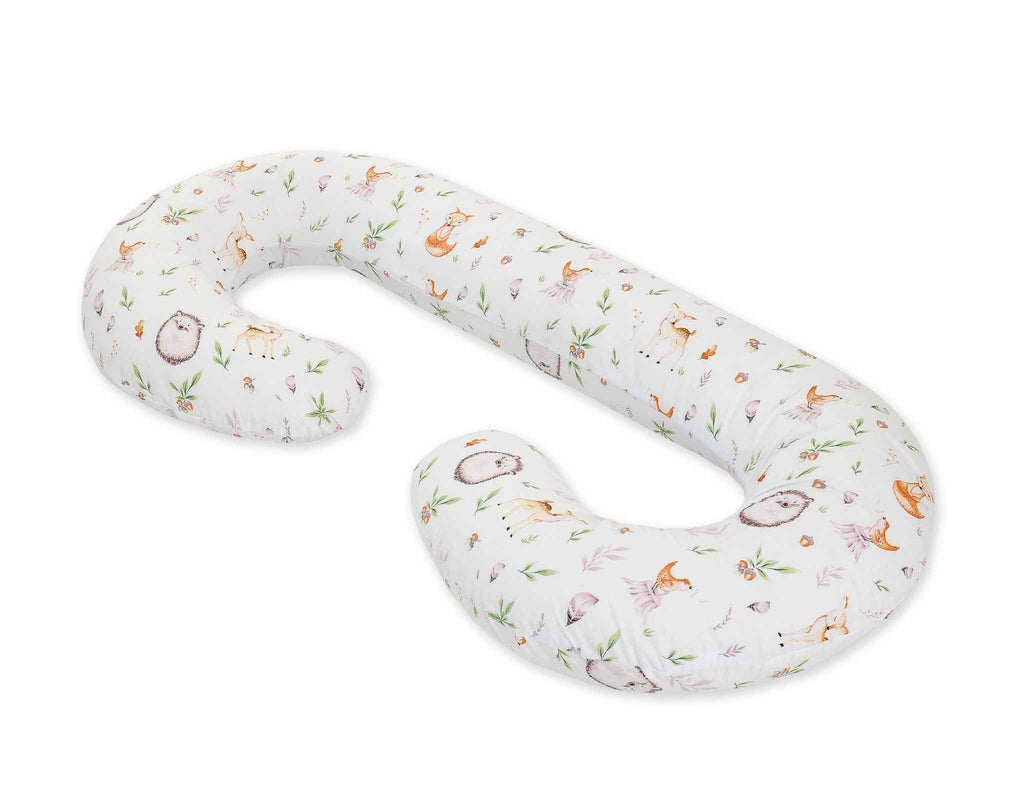 Cotton  pillowcase for pregnancy Pillow C - forest softness