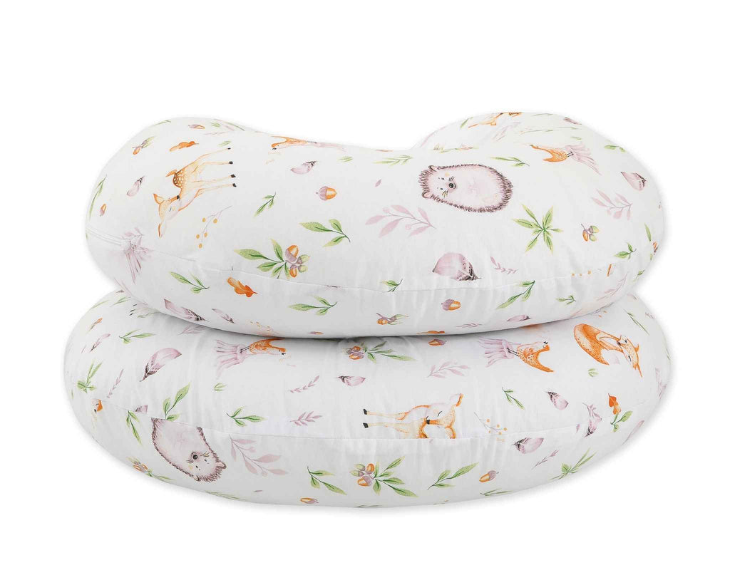 Cotton  pillowcase for pregnancy Pillow C - forest softness