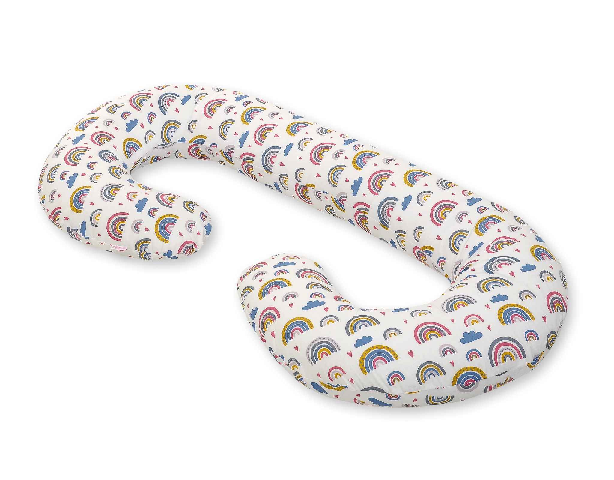 Cotton  pillowcase for pregnancy Pillow C - rainbow