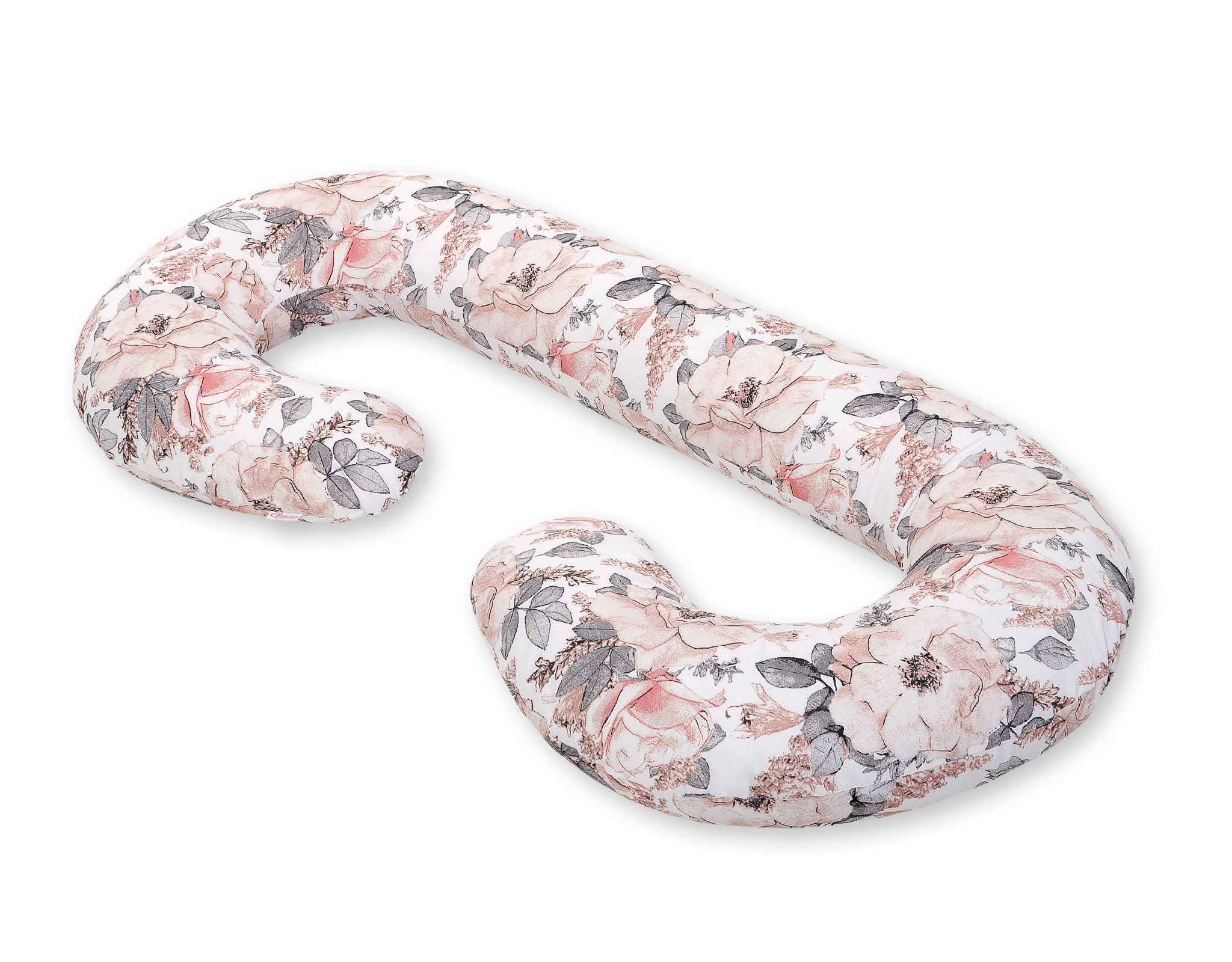 Cotton  pillowcase for pregnancy Pillow C - sepia roses