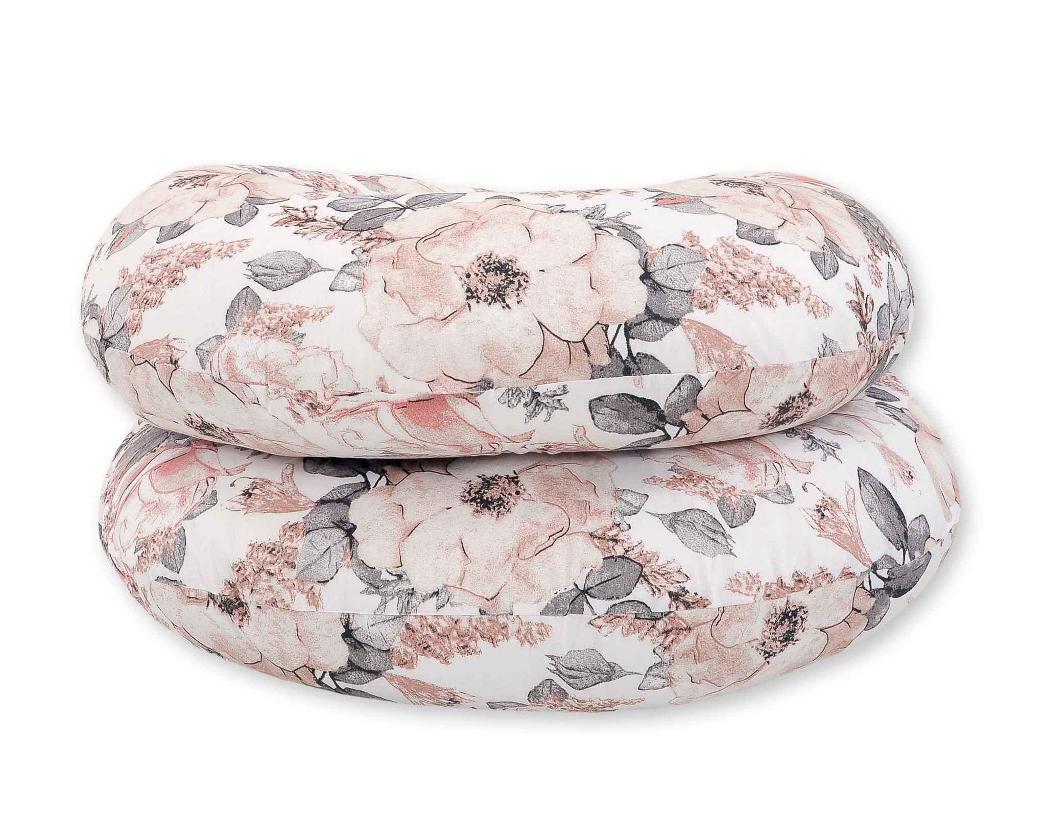 Cotton  pillowcase for pregnancy Pillow C - sepia roses
