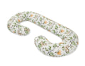 Maternity Support Pillow C, removable pillowcase - Woodland green