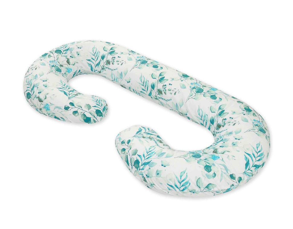 Cotton  pillowcase for pregnancy Pillow C - Eucaliptus