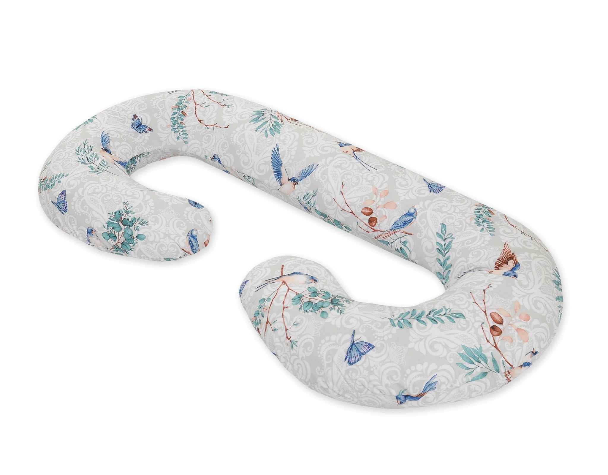Cotton  pillowcase for pregnancy Pillow C - Blue birds